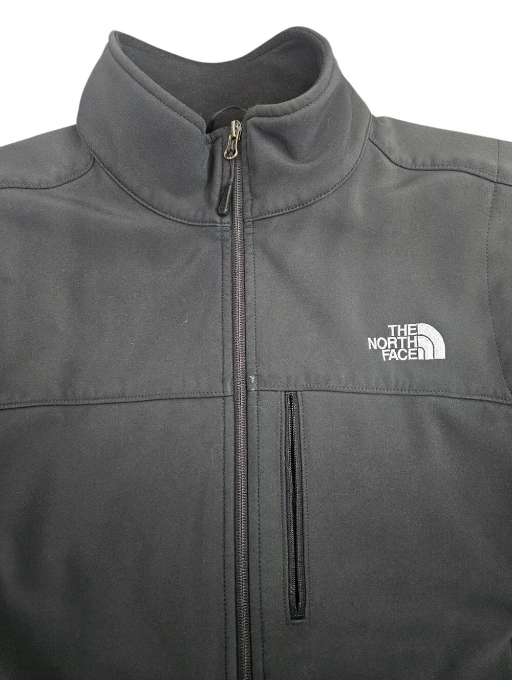 Men's The North Face Bionic Softshell Water Resistant Charcoal Vest Sz Lg *flaws
